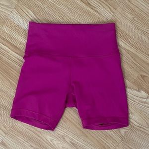 Lululemon Align Shorts 6 Deep Fuchsia